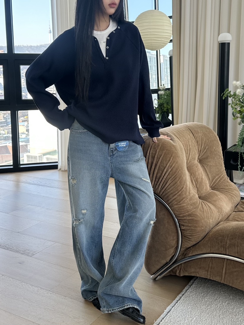 I MFACT東大門直郵女裝新品休閑時尚職業推薦真品牛仔褲I MFACT牛仔褲