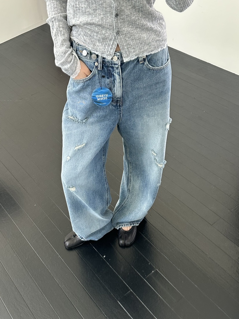 I MFACT東大門直郵女裝新品休閑時尚職業推薦真品牛仔褲I MFACT牛仔褲