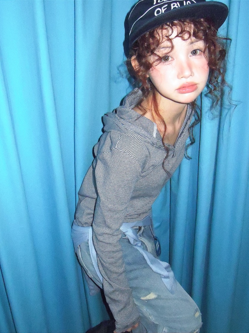 I MFACT東大門直郵女裝新品職業熱賣休閑26春夏長袖T恤連帽衫I MFACT長袖T恤