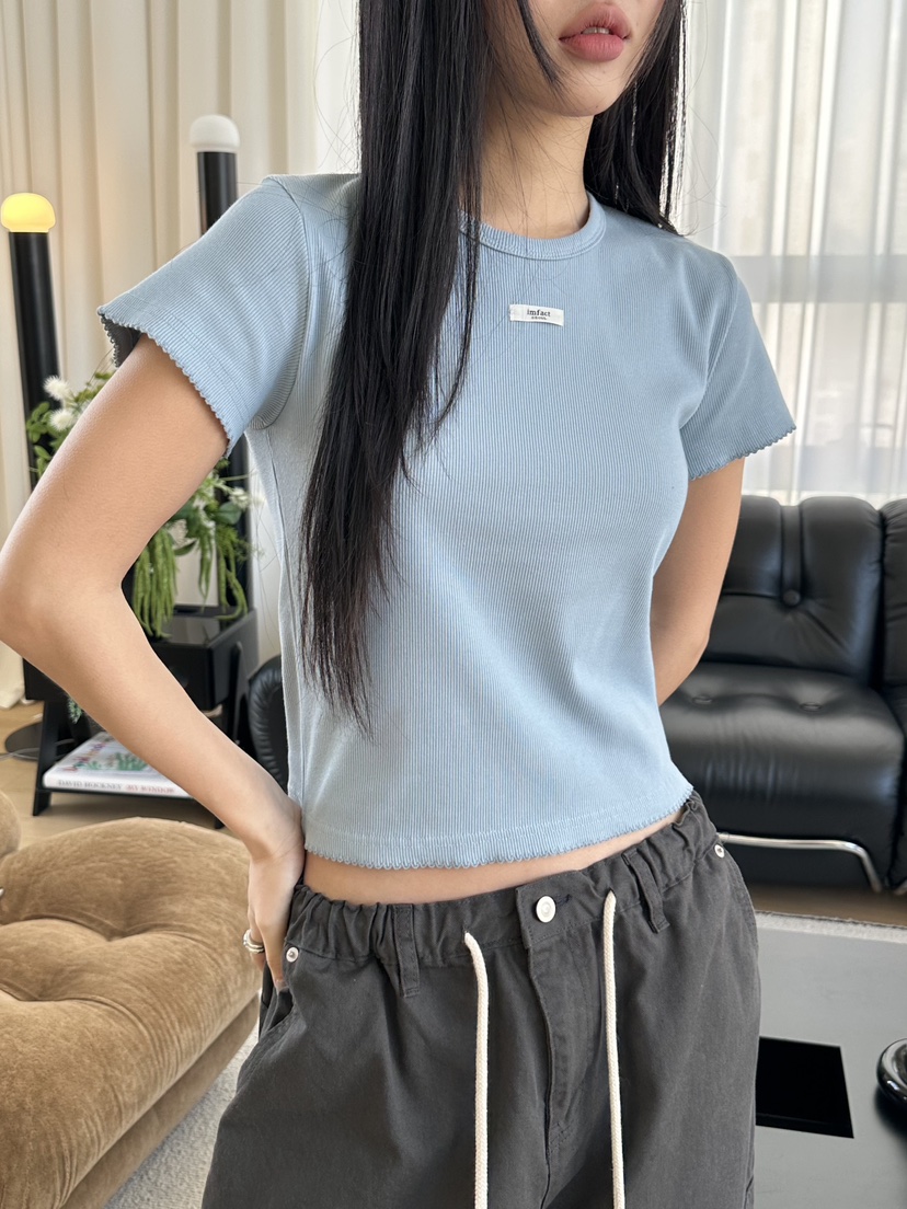 I MFACT東大門直郵女士新品推薦時尚熱賣真品人氣休閑T恤I MFACTT恤圖色3