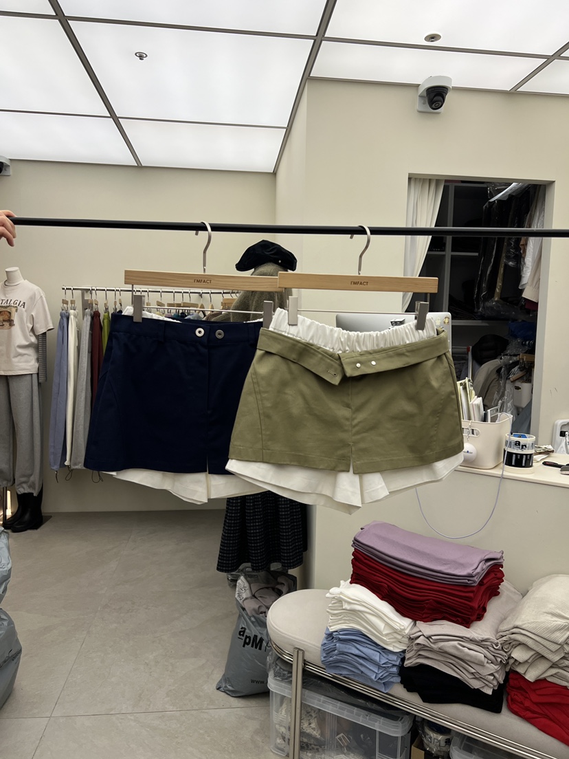 I MFACT韓國直郵女士新品休閑推薦真品職業熱賣人氣裙褲I MFACT裙褲