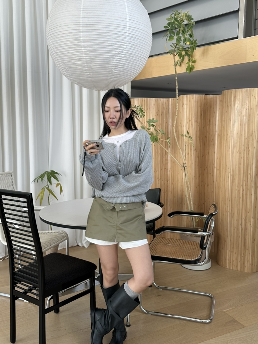 I MFACT韓國直郵女士新品休閑推薦真品職業熱賣人氣裙褲I MFACT裙褲