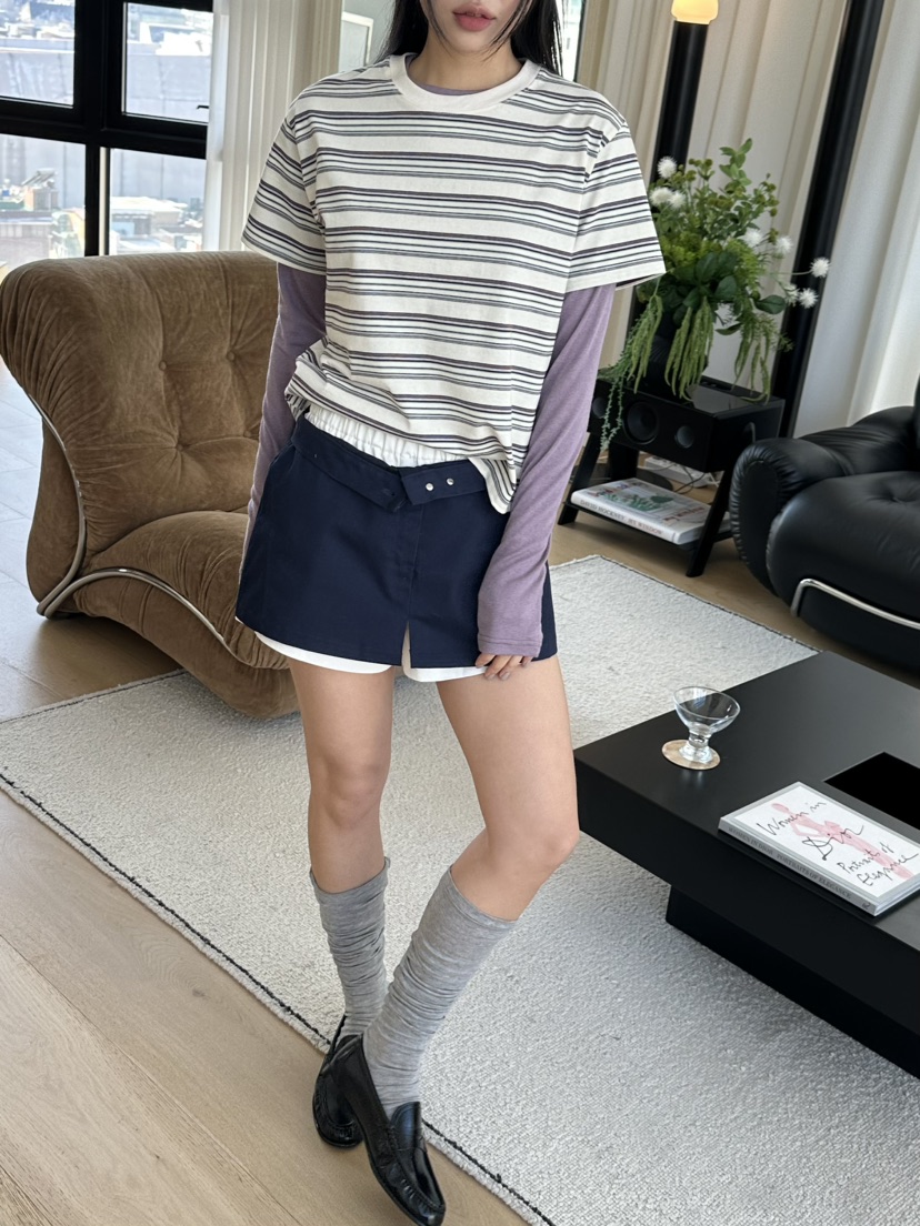 I MFACT韓國直郵女士新品休閑推薦真品職業熱賣人氣裙褲I MFACT裙褲