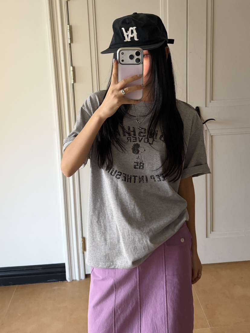 I MFACT韓國直郵女裝新款人氣熱賣真品時尚職業26春夏T恤I MFACTT恤