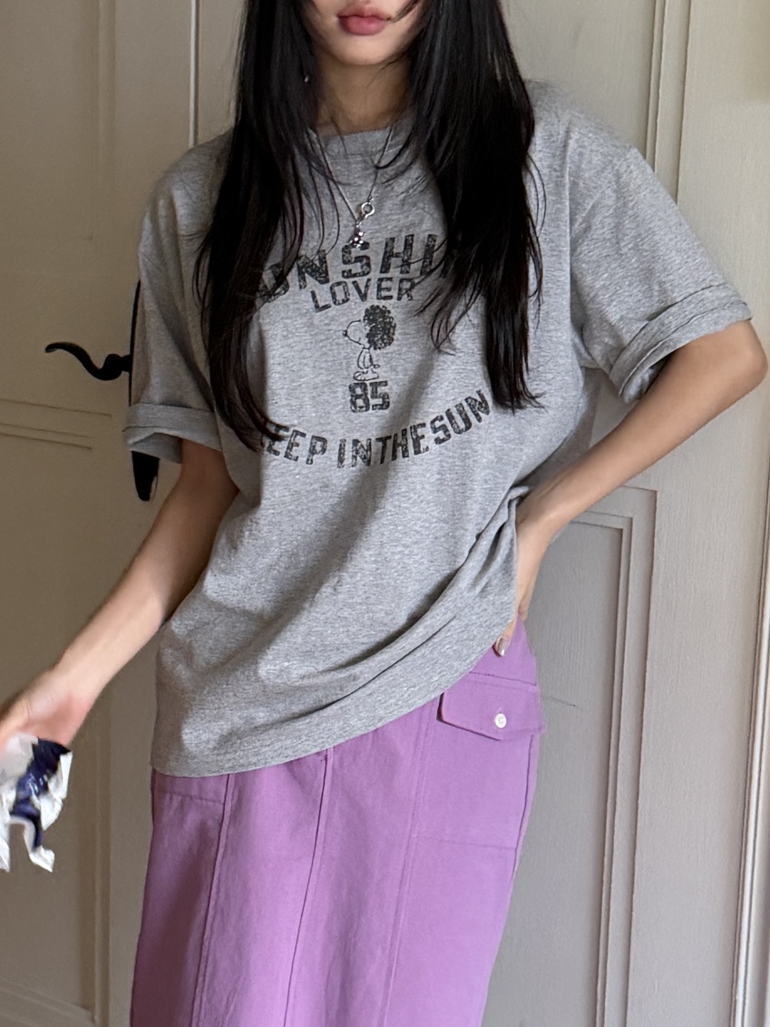 I MFACT韓國直郵女裝新款人氣熱賣真品時尚職業26春夏T恤I MFACTT恤