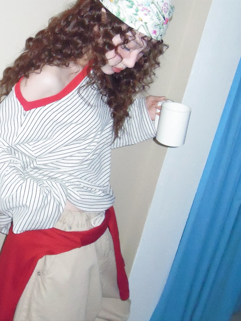 I MFACT東大門直郵女裝新款真品休閑熱賣時尚長袖T恤露肩I MFACT長袖T恤