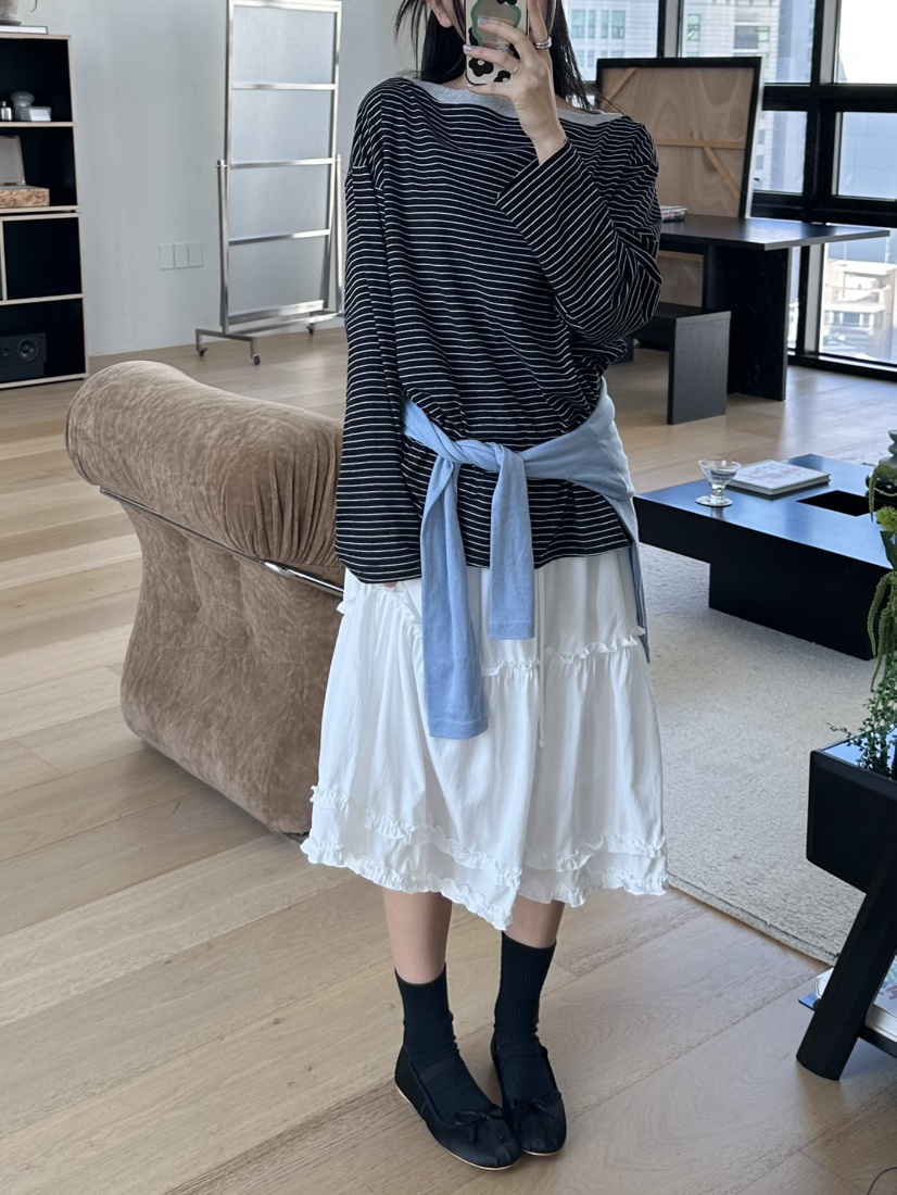 I MFACT東大門直郵女裝新款真品休閑熱賣時尚長袖T恤露肩I MFACT長袖T恤