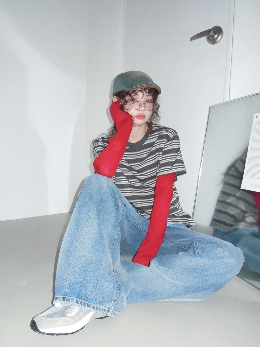 I MFACT韓國直郵女士新款人氣休閑職業推薦時尚T恤不含內搭I MFACTT恤