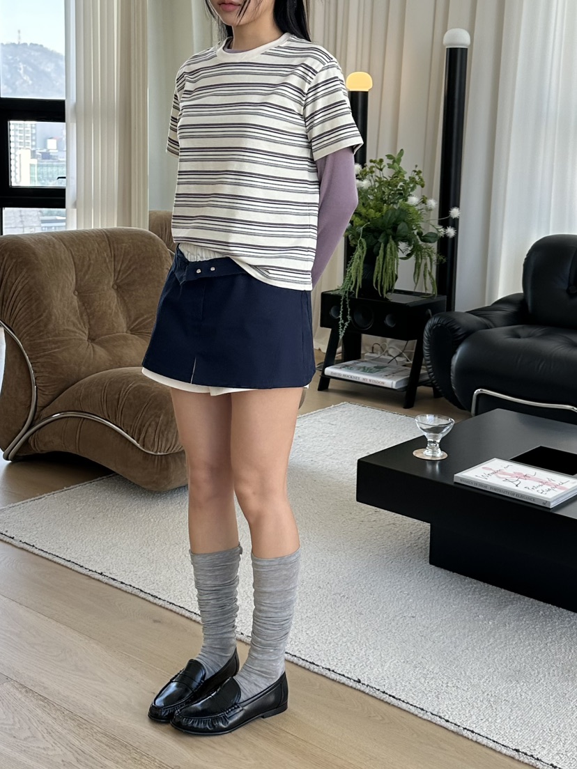 I MFACT韓國直郵女士新款人氣休閑職業推薦時尚T恤不含內搭I MFACTT恤