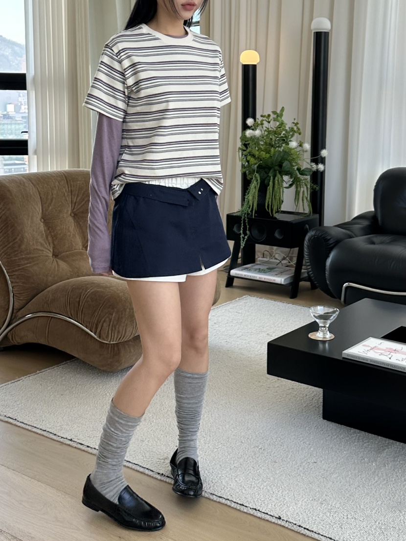 I MFACT韓國直郵女士新款人氣休閑職業推薦時尚T恤不含內搭I MFACTT恤