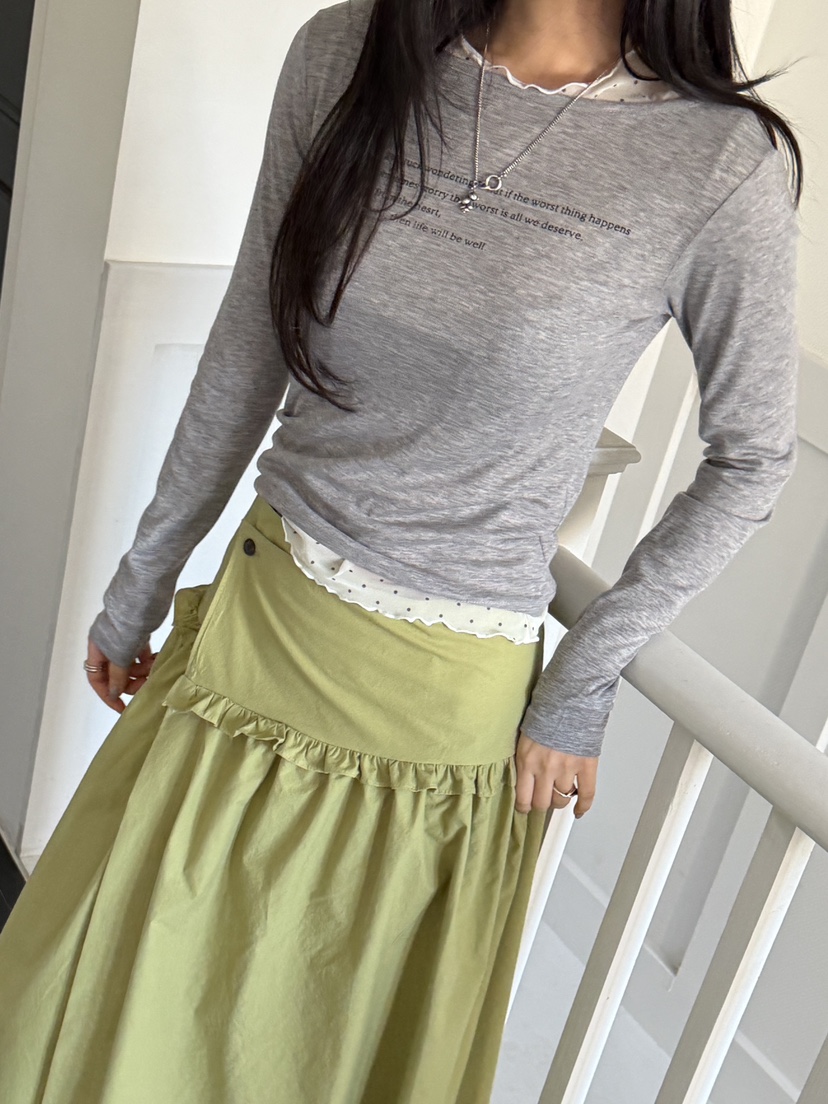 I MFACT東大門直郵女士新品休閑人氣長袖T恤不含內搭船領I MFACT長袖T恤