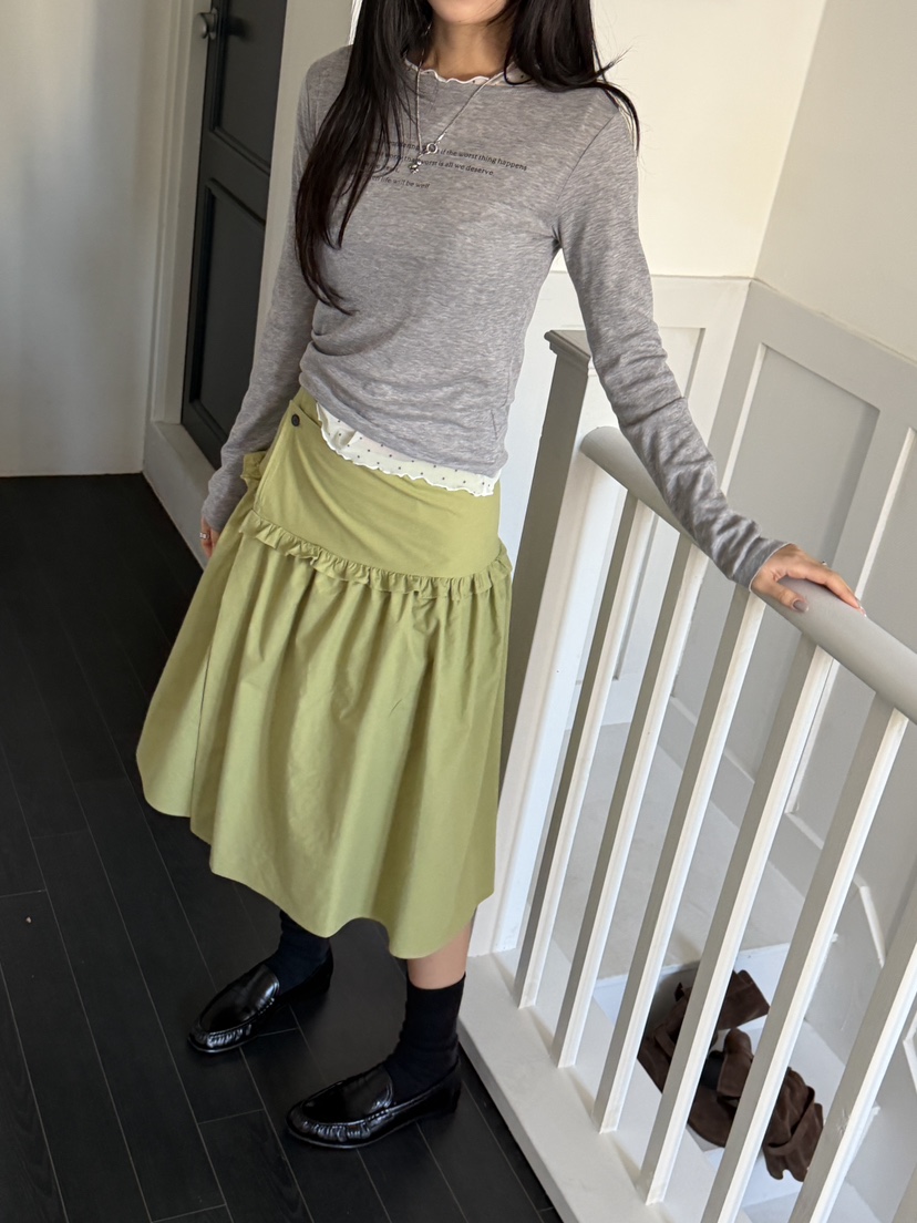 I MFACT東大門直郵女士新品休閑人氣長袖T恤不含內搭船領I MFACT長袖T恤