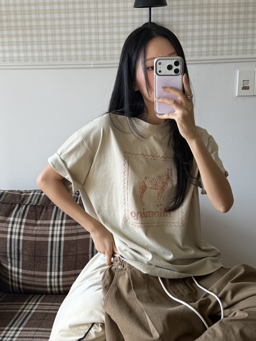 I MFACT韓國代購女士新品休閑熱賣時尚真品26春夏推薦T恤I MFACTT恤