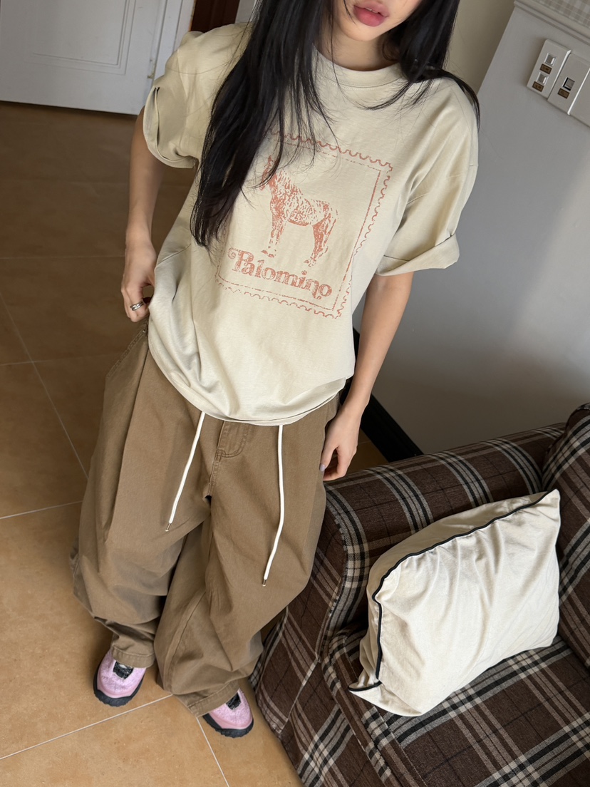 I MFACT韓國代購女士新品休閑熱賣時尚真品26春夏推薦T恤I MFACTT恤