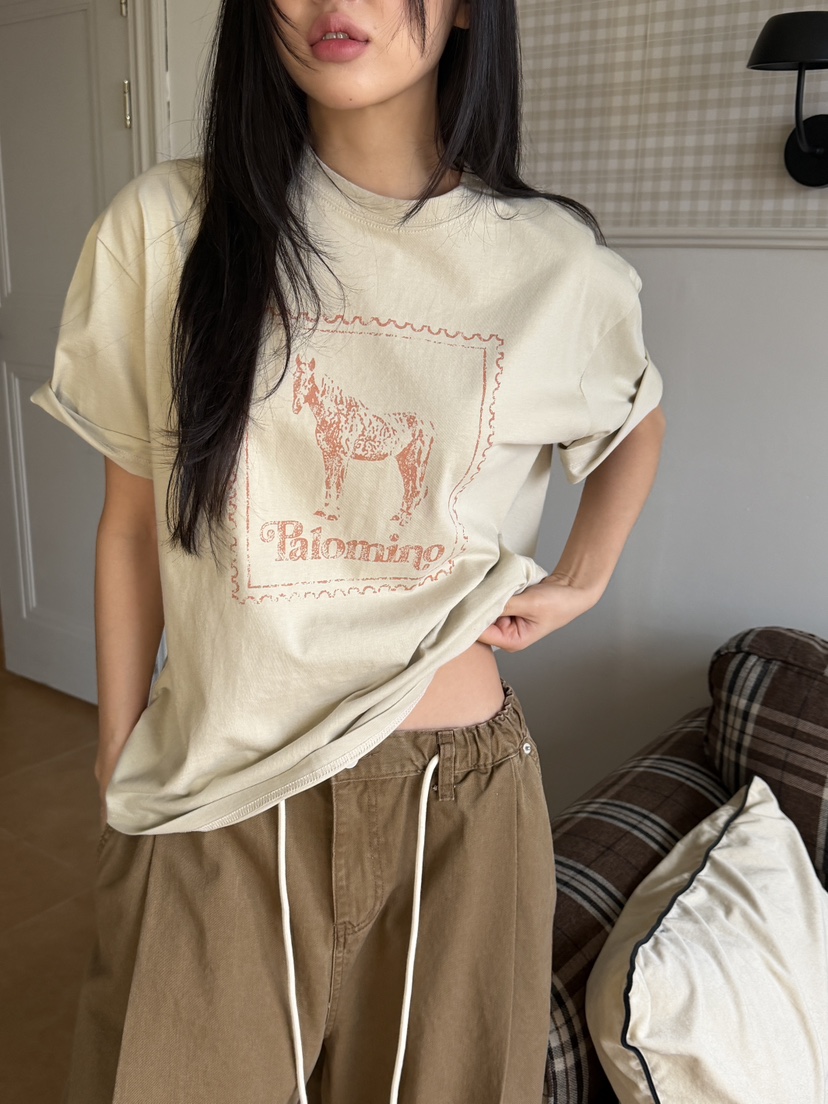 I MFACT韓國代購女士新品休閑熱賣時尚真品26春夏推薦T恤I MFACTT恤