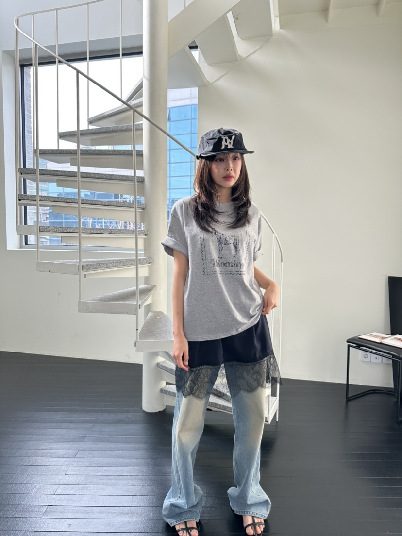 I MFACT韓國代購女士新品休閑熱賣時尚真品26春夏推薦T恤I MFACTT恤