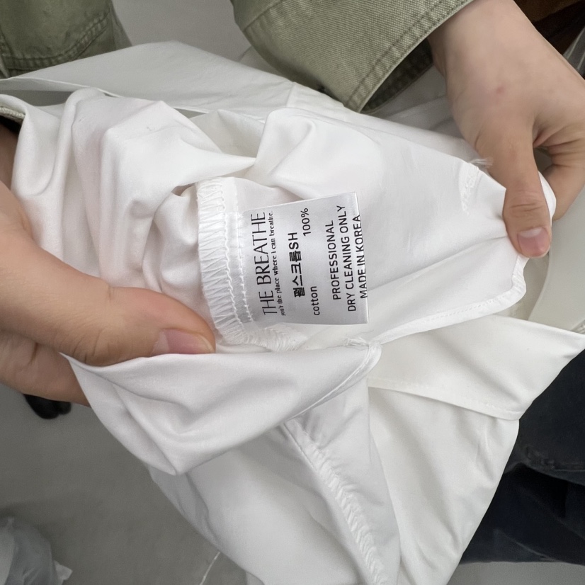 BREATHE東大門直郵女裝新品職業熱賣時尚真品襯衫蕾絲衫短款BREATHE襯衫/蕾絲衫