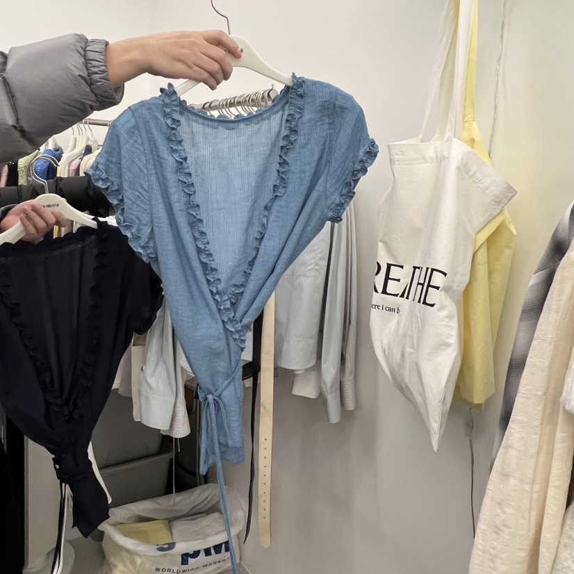 BREATHE東大門直郵女士新品人氣休閑推薦時尚熱賣襯衫蕾絲衫BREATHE襯衫/蕾絲衫圖色1