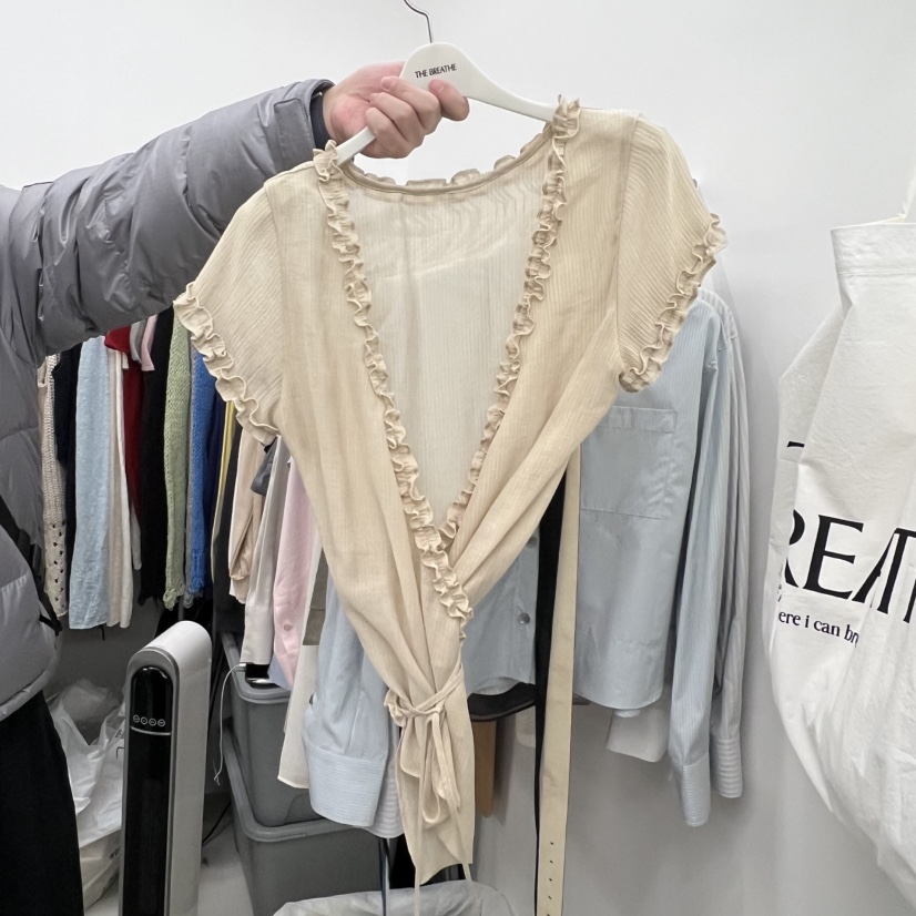 BREATHE東大門直郵女士新品人氣休閑推薦時尚熱賣襯衫蕾絲衫BREATHE襯衫/蕾絲衫圖色4