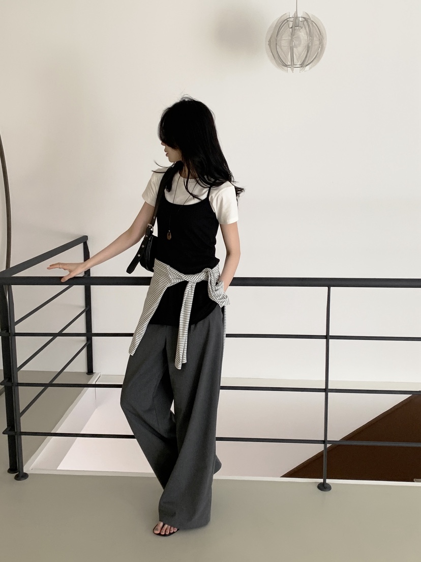 BOUND.A東大門實拍女士新品時尚吊帶背心不含內搭不含項鏈BOUND.A吊帶/背心