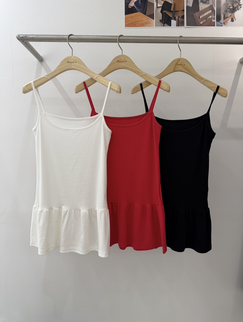 BOUND.A東大門實拍女士新品時尚吊帶背心不含內搭不含項鏈BOUND.A吊帶/背心