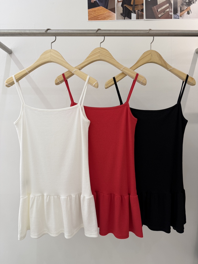 BOUND.A東大門實拍女士新品時尚吊帶背心不含內搭不含項鏈BOUND.A吊帶/背心