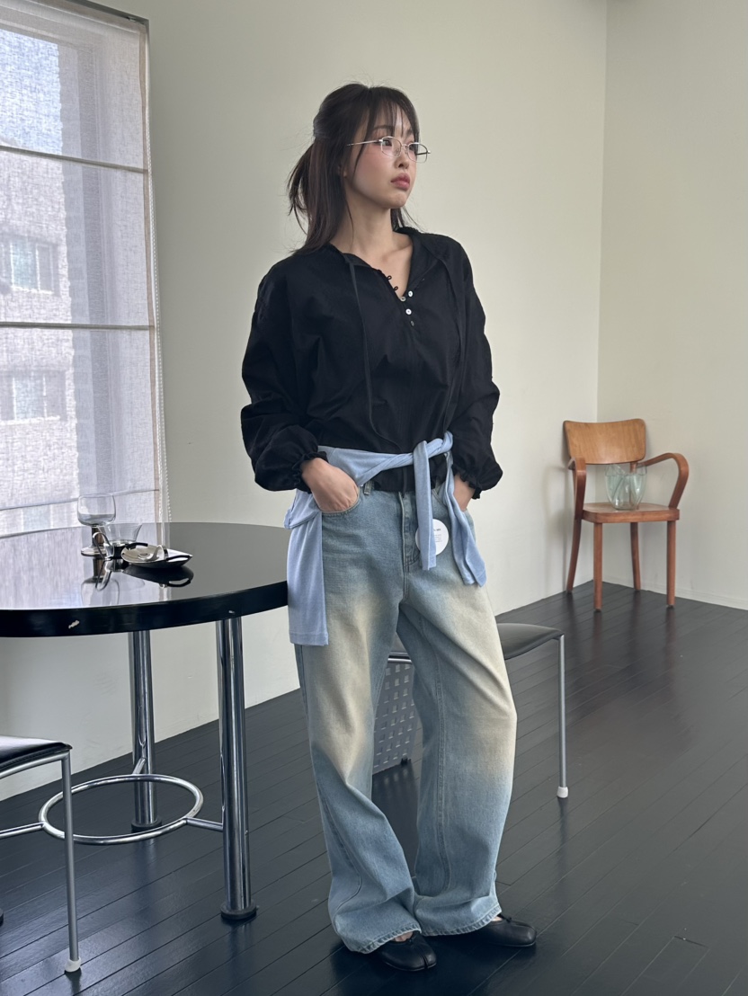 I MFACT韓國代購女士新品人氣熱賣休閑真品襯衫蕾絲衫刺繡I MFACT襯衫/蕾絲衫