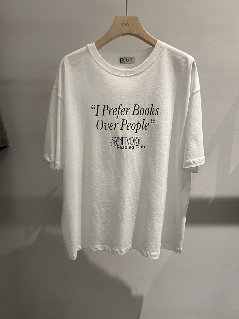 BOWIE韓國代購女裝新品休閑時尚26春夏職業熱賣推薦真品T恤BOWIET恤圖色1