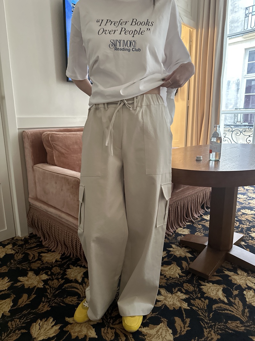 BOWIE韓國直郵女裝新品時尚推薦休閑人氣26春夏休閑褲工裝褲BOWIE休閑褲