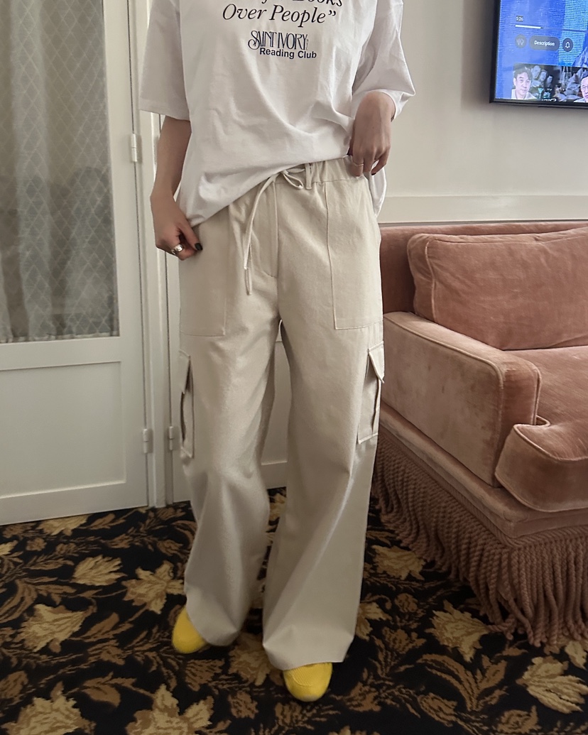 BOWIE韓國直郵女裝新品時尚推薦休閑人氣26春夏休閑褲工裝褲BOWIE休閑褲