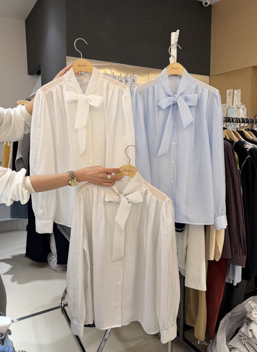 BOUND.A韓國代購女士新品休閑職業時尚真品人氣襯衫蕾絲衫BOUND.A襯衫/蕾絲衫