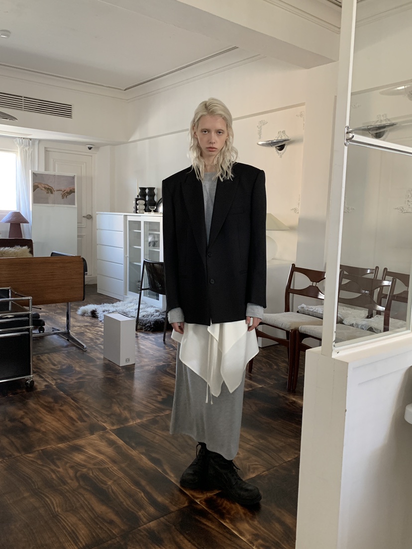 BOWIE東大門代購女裝新款人氣推薦熱賣休閑夾克含腰繩腰帶BOWIE夾克