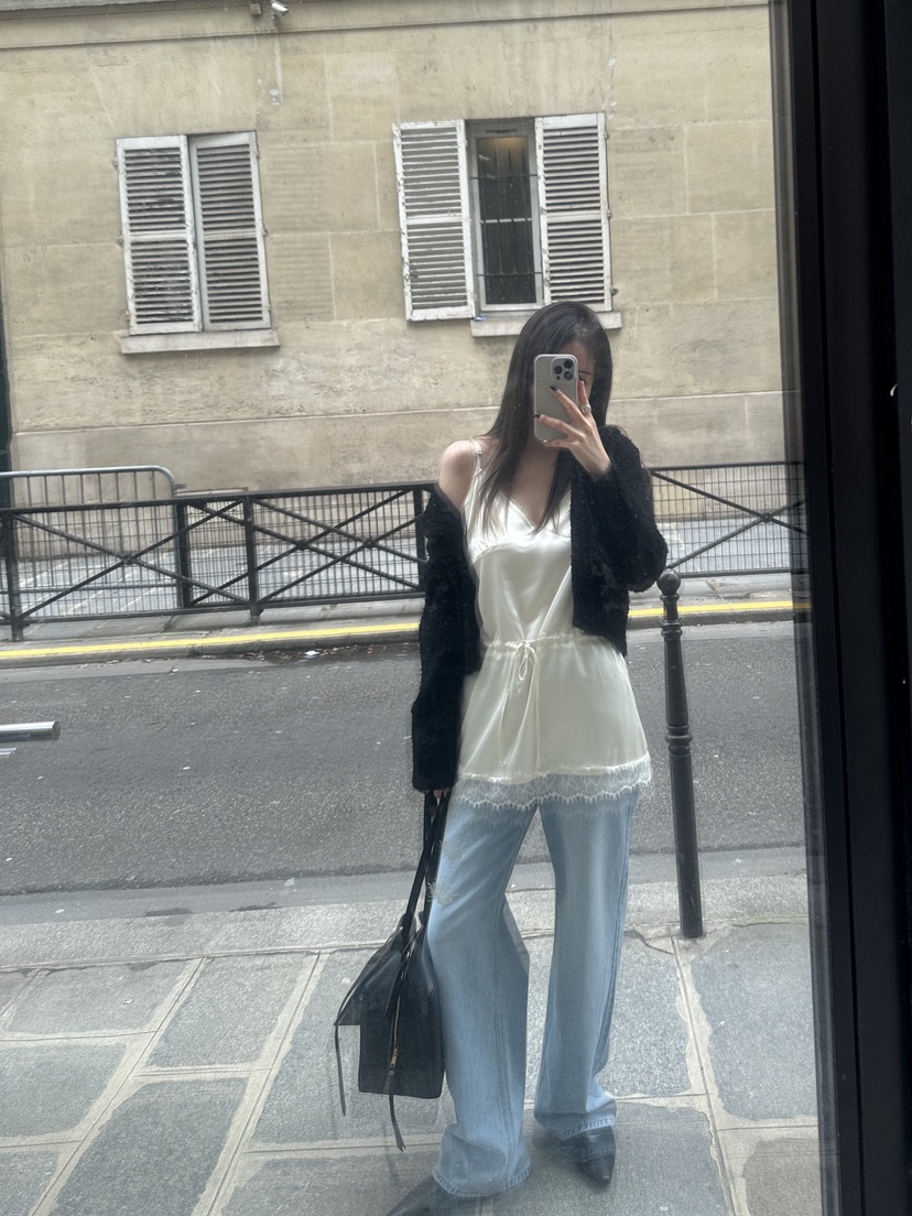 BOWIE東大門直郵女士新品熱賣26春夏職業時尚休閑吊帶背心BOWIE吊帶/背心