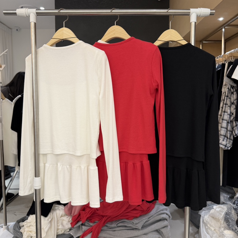 BOUND.A東大門直郵女士新品時尚熱賣針織衫不含內搭開衫BOUND.A針織衫