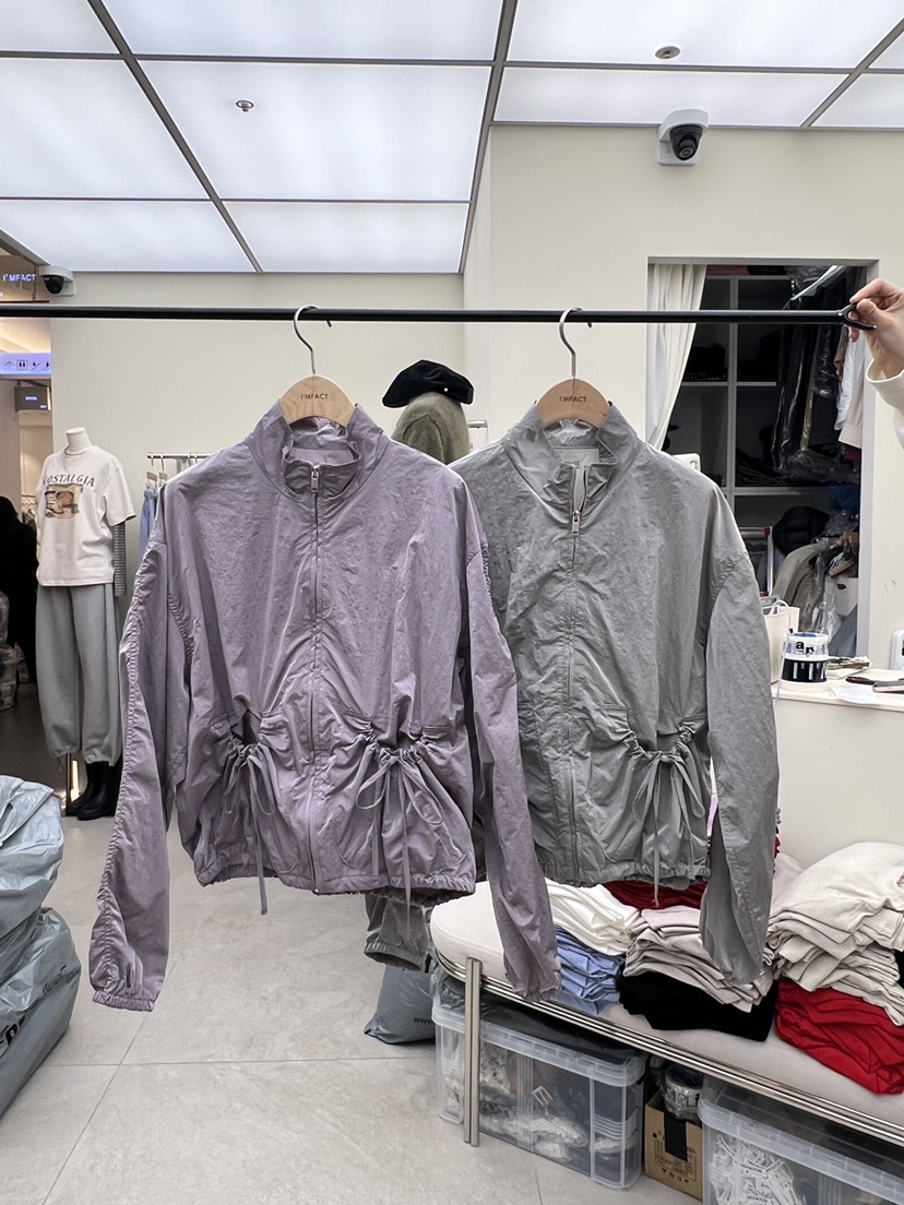 I MFACT東大門實拍女裝新品時尚熱賣26春夏職業夾克褶皺I MFACT夾克