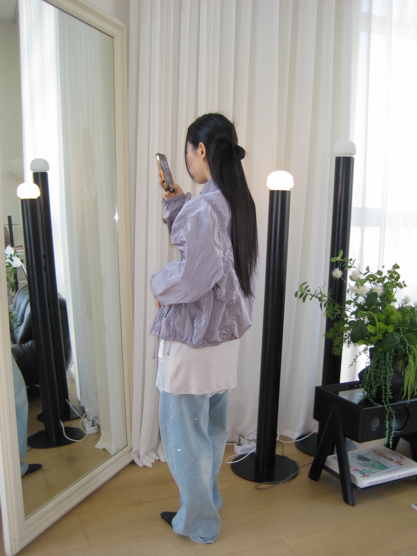 I MFACT東大門實拍女裝新品時尚熱賣26春夏職業夾克褶皺I MFACT夾克