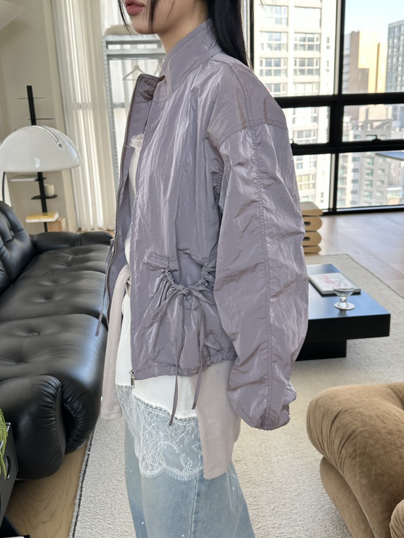 I MFACT東大門實拍女裝新品時尚熱賣26春夏職業夾克褶皺I MFACT夾克