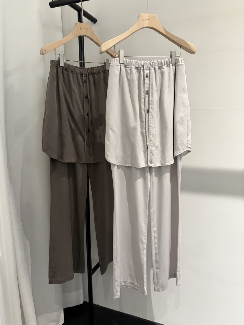 BOWIE韓國直郵女裝新款熱賣休閑推薦真品時尚人氣裙褲喇叭BOWIE裙褲