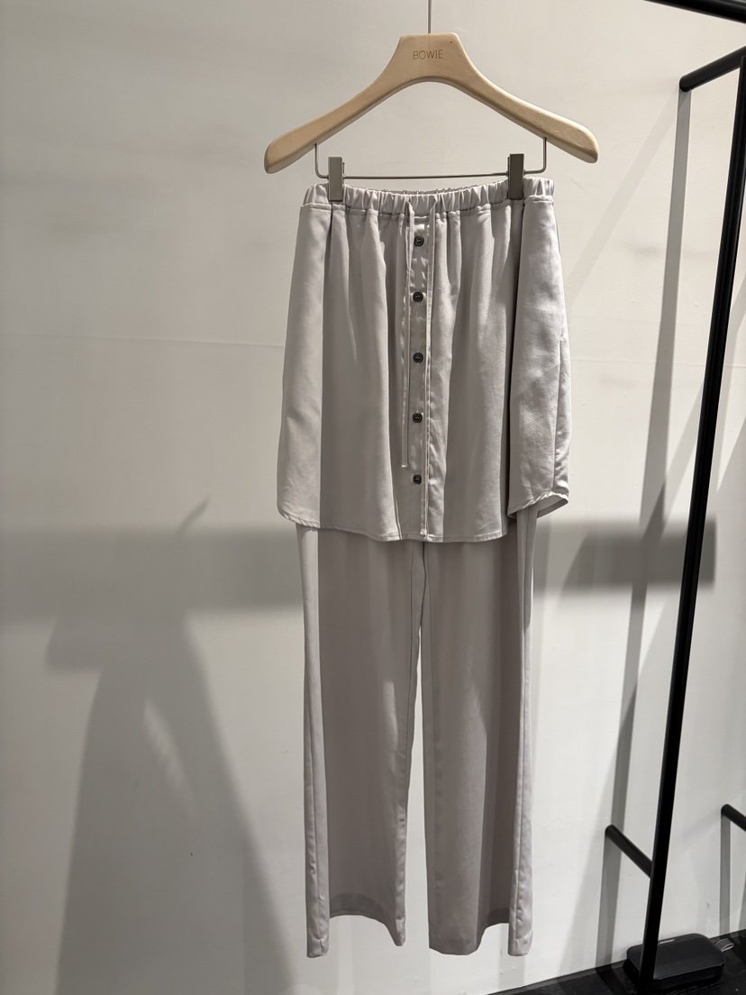 BOWIE韓國直郵女裝新款熱賣休閑推薦真品時尚人氣裙褲喇叭BOWIE裙褲圖色1