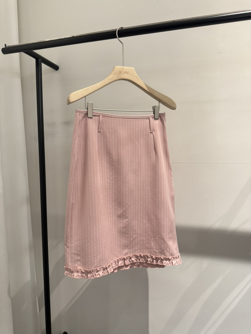 BOWIE東大門代購女裝新品時尚熱賣真品推薦人氣短裙荷葉邊BOWIE短裙圖色1