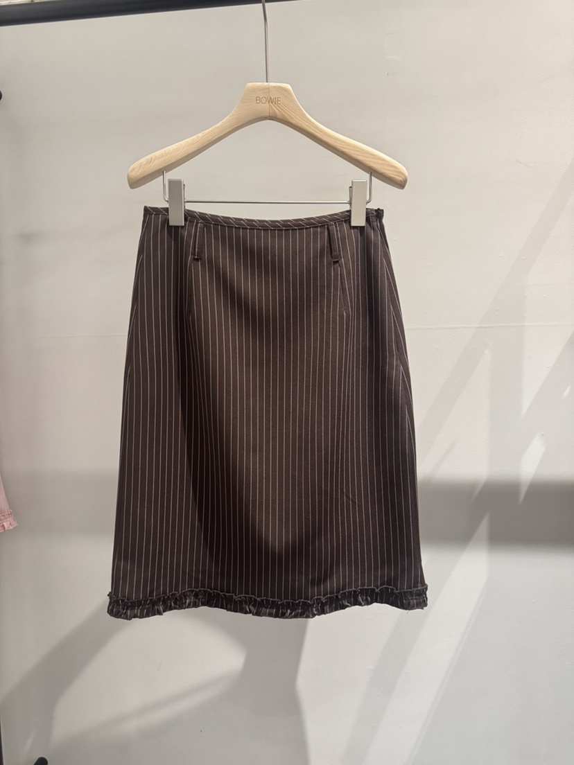 BOWIE東大門代購女裝新品時尚熱賣真品推薦人氣短裙荷葉邊BOWIE短裙圖色2