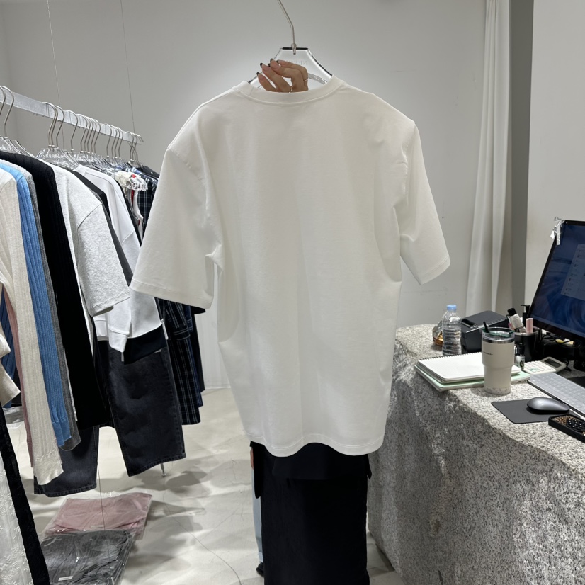 NEROLI 36韓國直郵女裝新款推薦時尚職業26春夏真品T恤絲綢NEROLI 36T恤