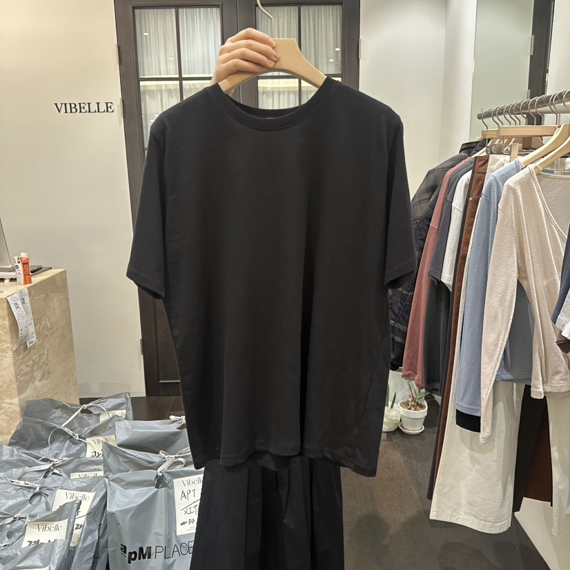 VIBELLE東大門直郵女裝新品26春夏推薦職業真品時尚休閑T恤VIBELLET恤圖色5