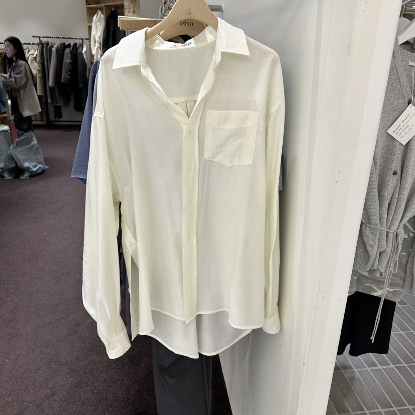 PITA/THEVERLIN韓國直郵女裝新款真品時尚休閑襯衫蕾絲衫PITA/THEVERLIN襯衫/蕾絲衫圖色2