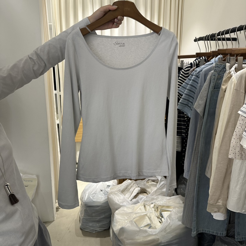 SIERRA東大門直郵女士新款真品人氣時尚熱賣休閑職業長袖T恤SIERRA長袖T恤圖色2