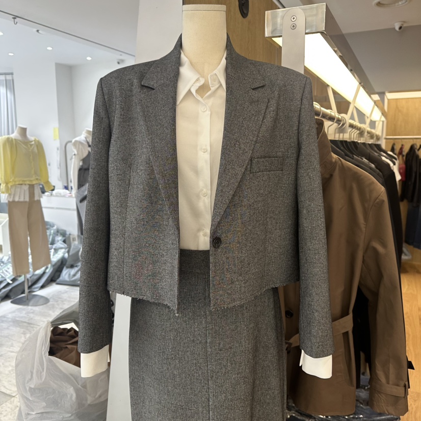 LEFANCY韓國代購女士新品人氣時尚職業休閑26春夏真品夾克LEFANCY夾克圖色1