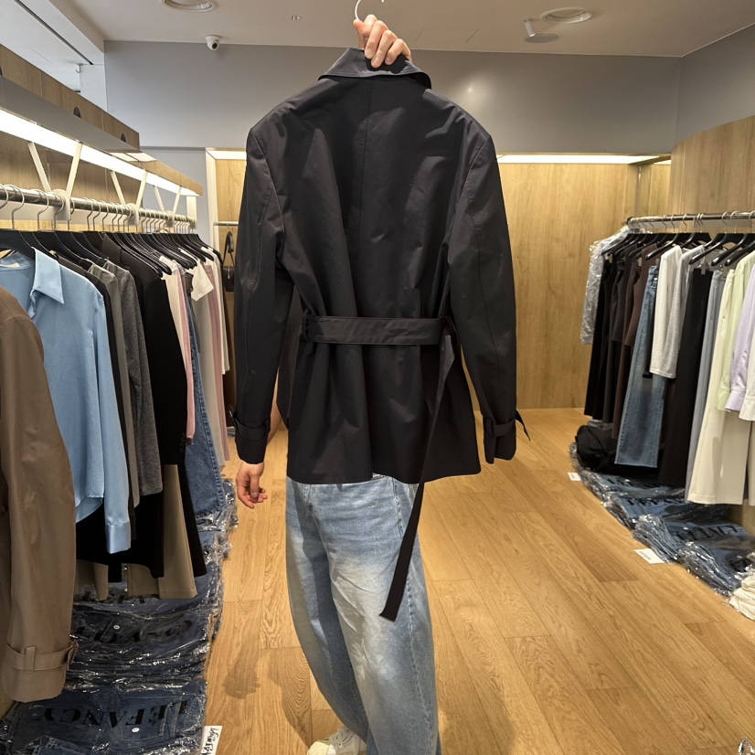 LEFANCY東大門直郵女裝新品時尚26春夏職業人氣夾克含腰帶LEFANCY夾克