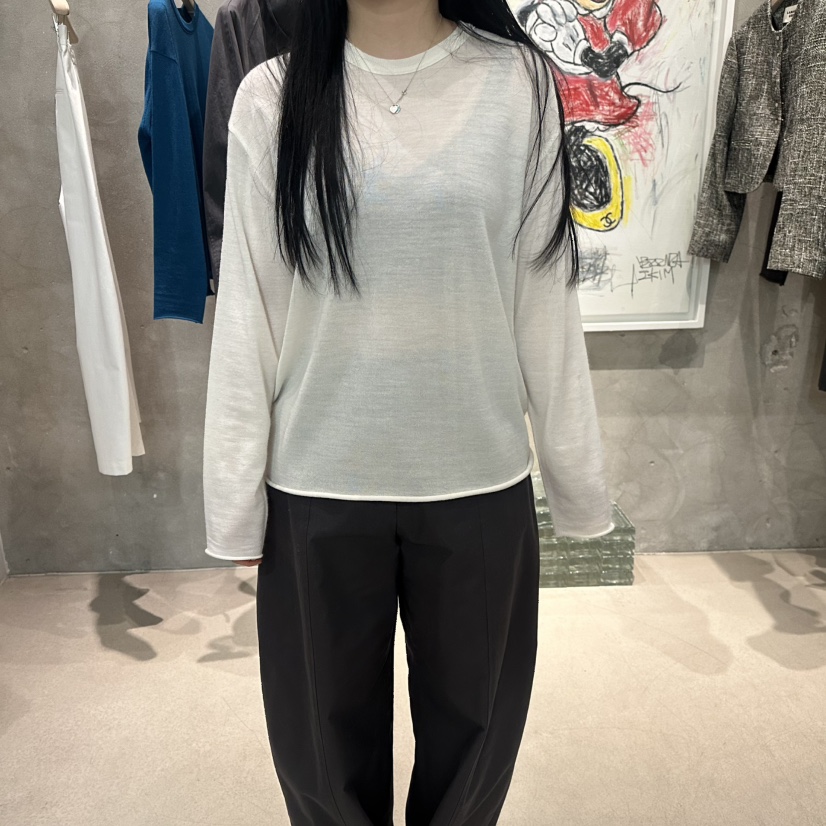 LAMAGIEPIE/LAMAGIE GREY韓國代購女裝新款休閑長袖T恤LAMAGIEPIE/LAMAGIE GREY長袖T恤圖色1