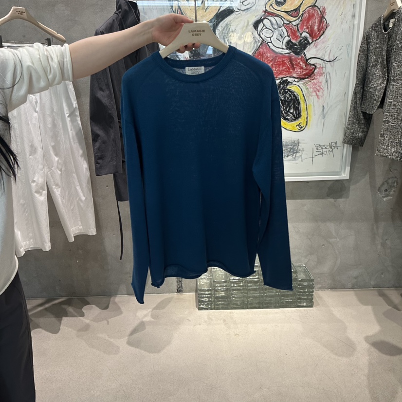 LAMAGIEPIE/LAMAGIE GREY韓國代購女裝新款休閑長袖T恤LAMAGIEPIE/LAMAGIE GREY長袖T恤圖色4