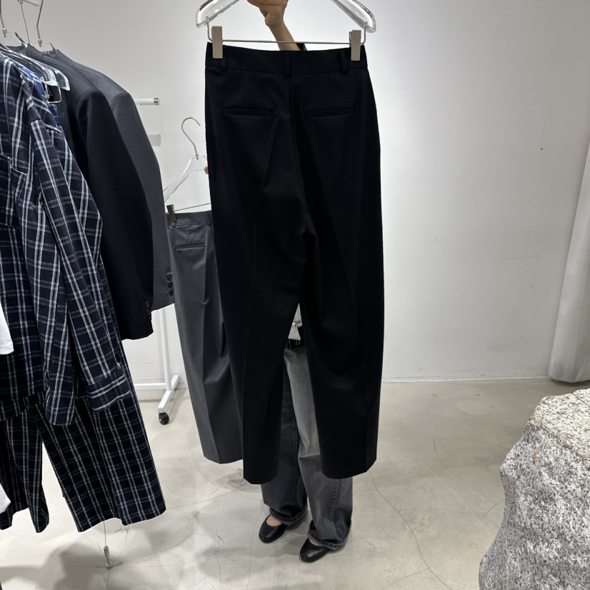 NEROLI 36東大門直郵女士新款推薦時尚熱賣休閑褲腰帶褶皺NEROLI 36休閑褲